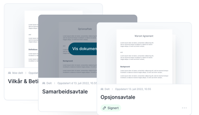 Digitale avtaler på rekke